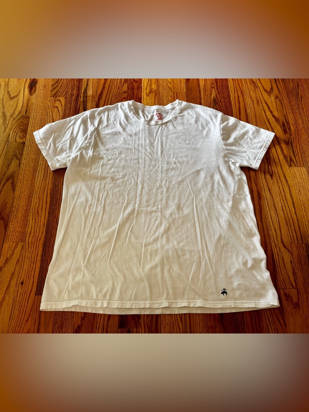 Brooks Brothers White Short Sleeve Crewneck T-Shirt